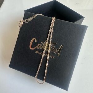 Catbird Sweet Nothing 14k Gold Choker 14’’ - 16.75’’